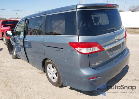 2013 Nissan Quest Sv z USA, uszkodzony, nr VIN JN8AE2KPXD9061499